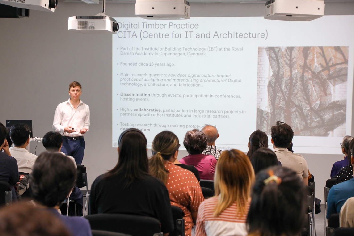 Public Lecture: Digital Timber Practice: Design Computation Frameworks for Material Heterogeneity