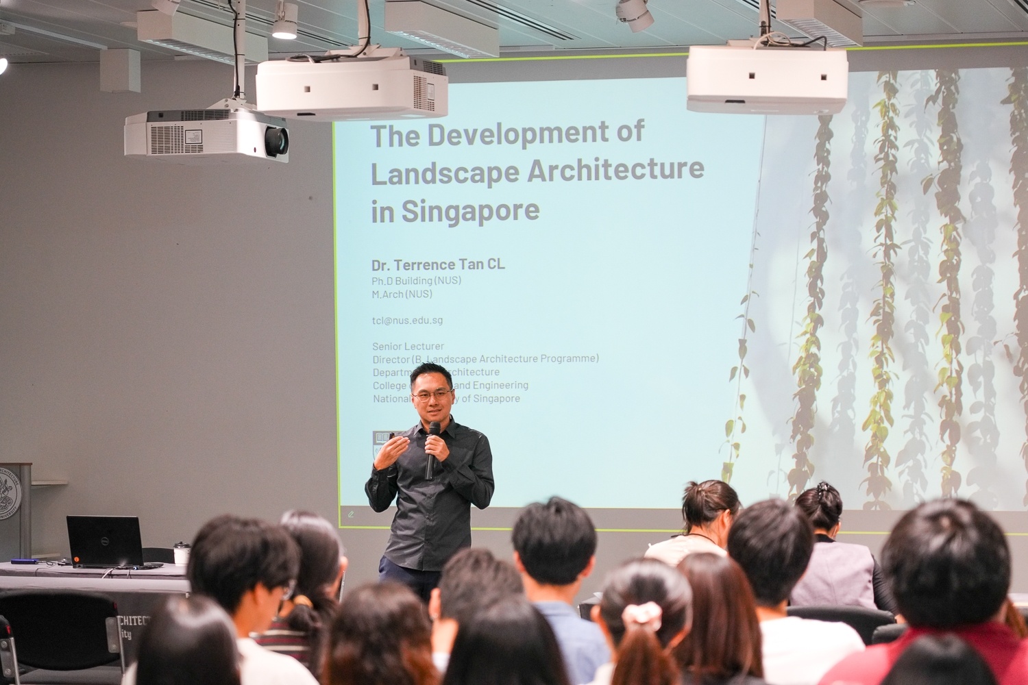 Special Lecture on "The Development of Landscape Architecture in Singapore" by Dr Terrence Tan, Programme Director, BLA, NUS