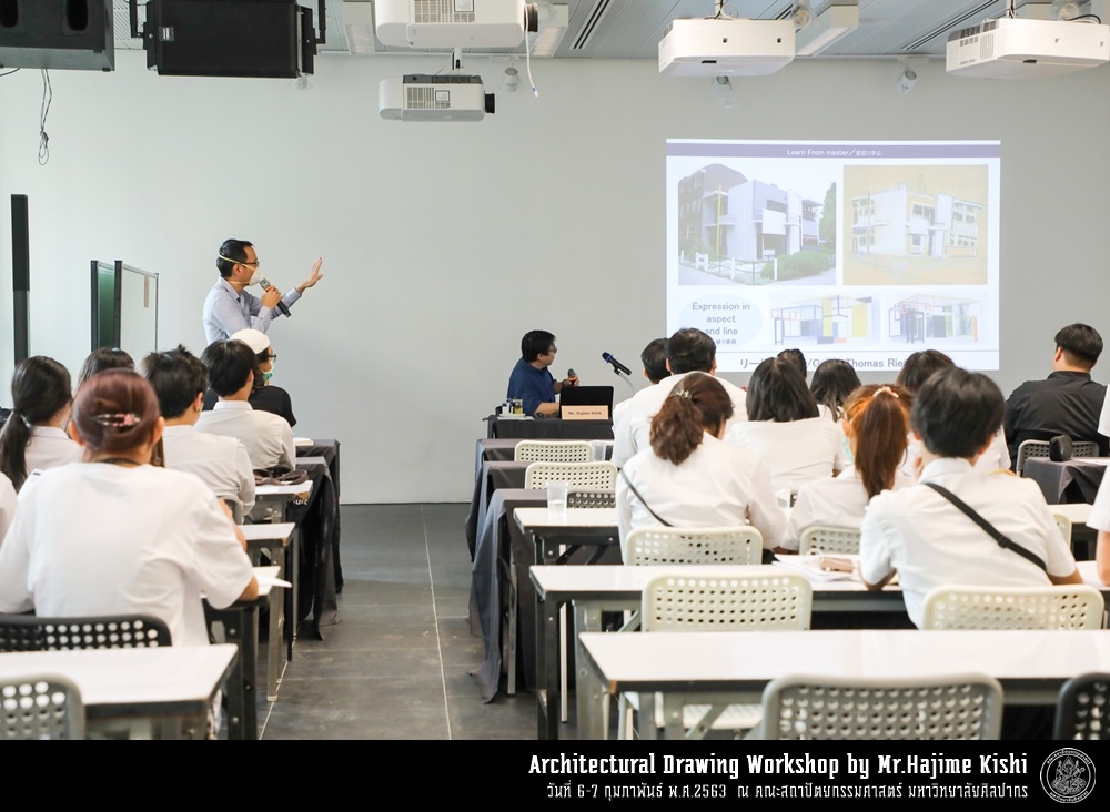 Architectural Drawing Workshop by Mr.Hajima Kishi